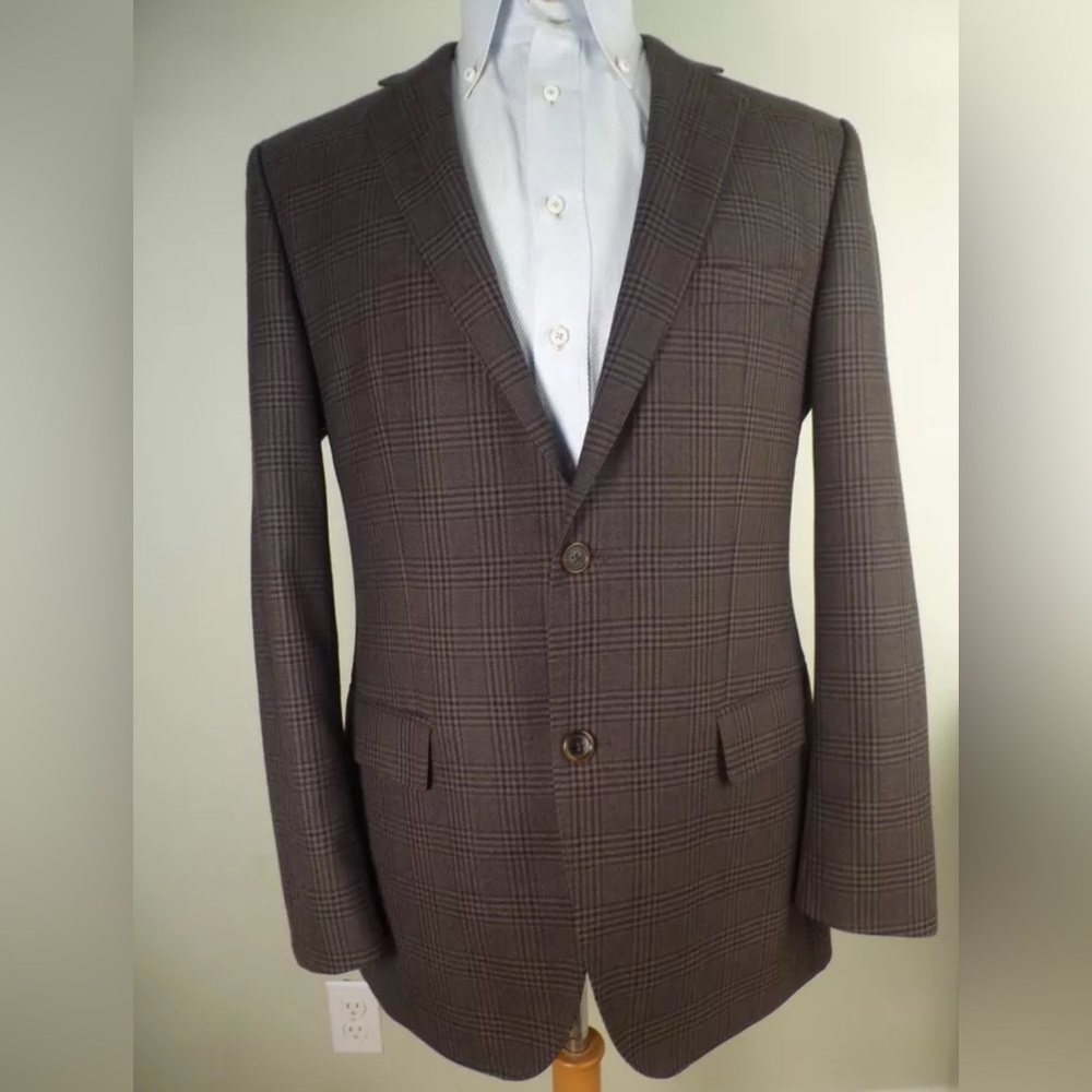HUGO BOSS Blazer 40R Excellent Condition Smith Brown  Jacket Sport Coat